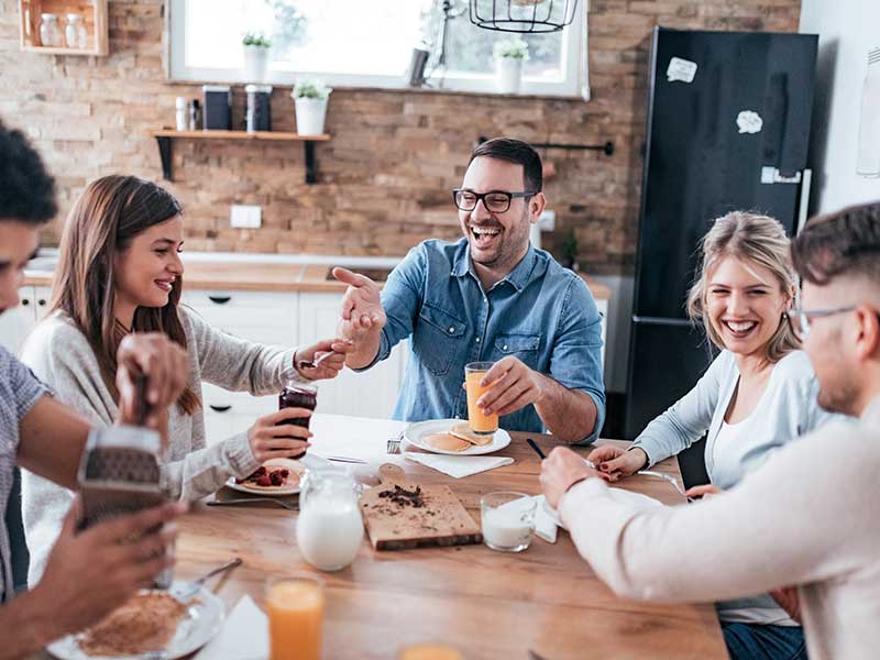 Ein Haus mit Freunden kaufen oder bauen